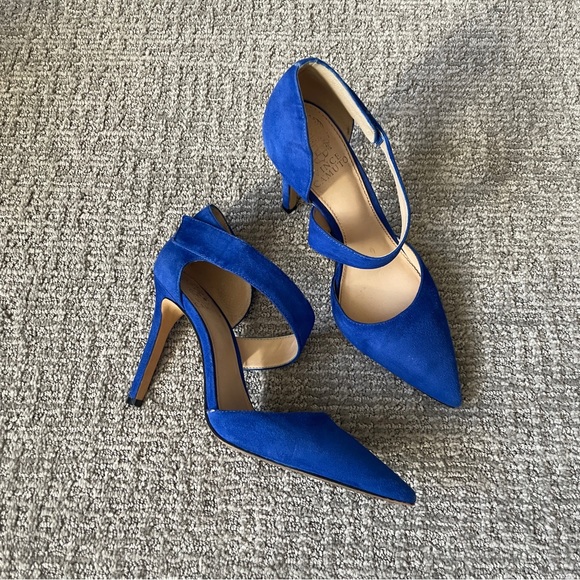 Vince Camuto D’Orsay Cobalt Blue Pumps, Size 6.5 - Picture 3 of 10